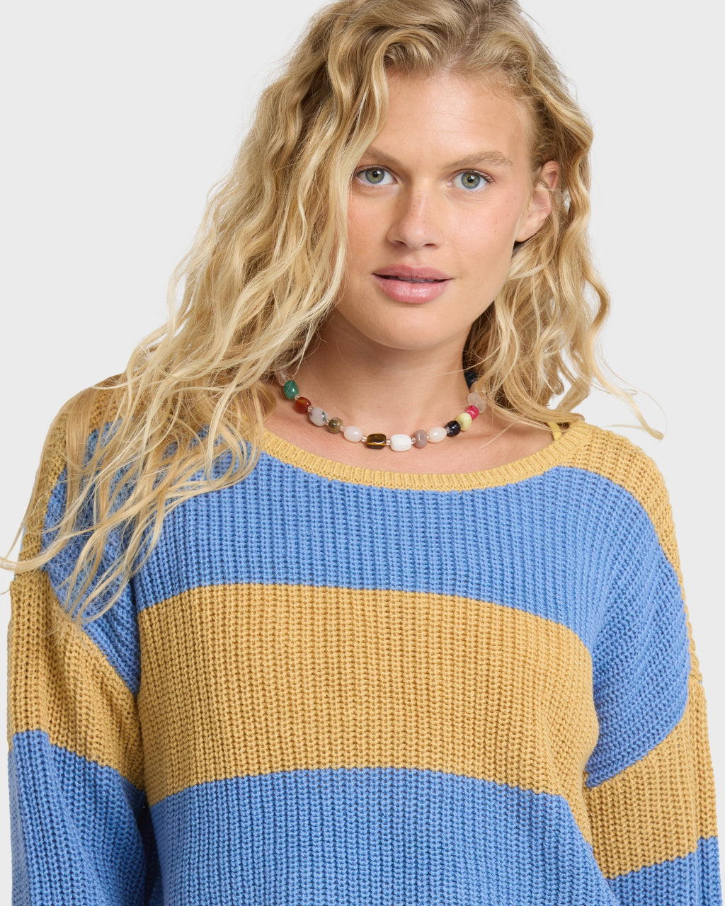 Lit Light Crewneck Sweater - Curry