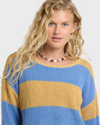 Lit Light Crewneck Sweater - Curry