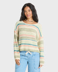 Lit Light Crewneck Sweater - Smoke Green