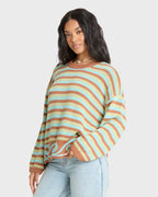 Bayside Crewneck Sweater - Sugar Almond
