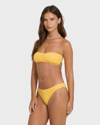 Crinkle Crush Cocoa Skimpy Bikini Bottoms - Sundress