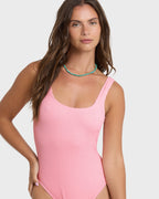 Summer Hi Tanker One Piece Swimsuit - Pink Sand