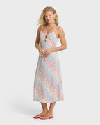 Fresh Daze Midi Dress - Pale Peach