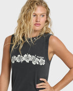 Paradise Knit Mini Dress - Black Sands