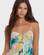 In A Twist Romper - Blue Multi