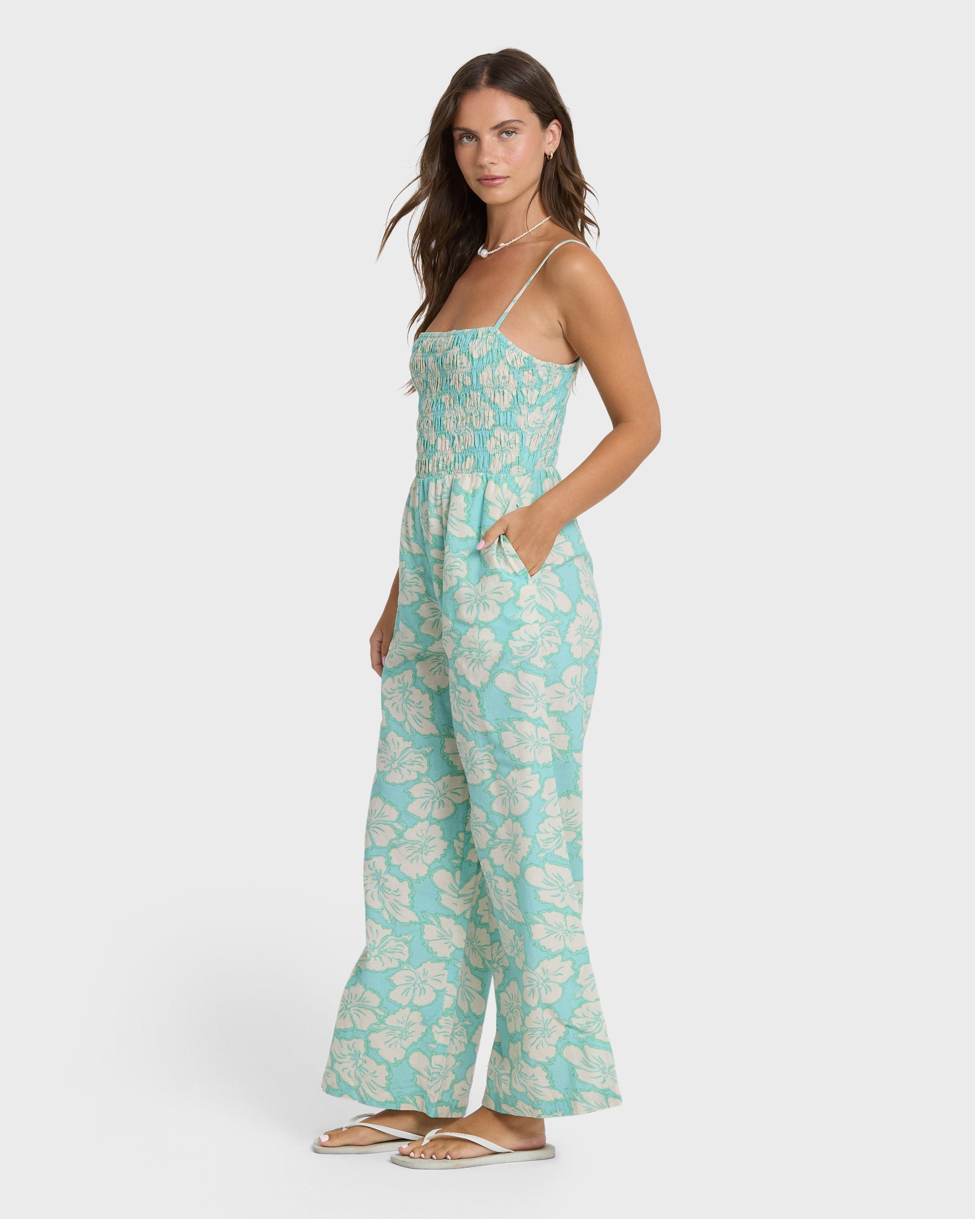 Soft Sands Jumpsuit - Waterfall