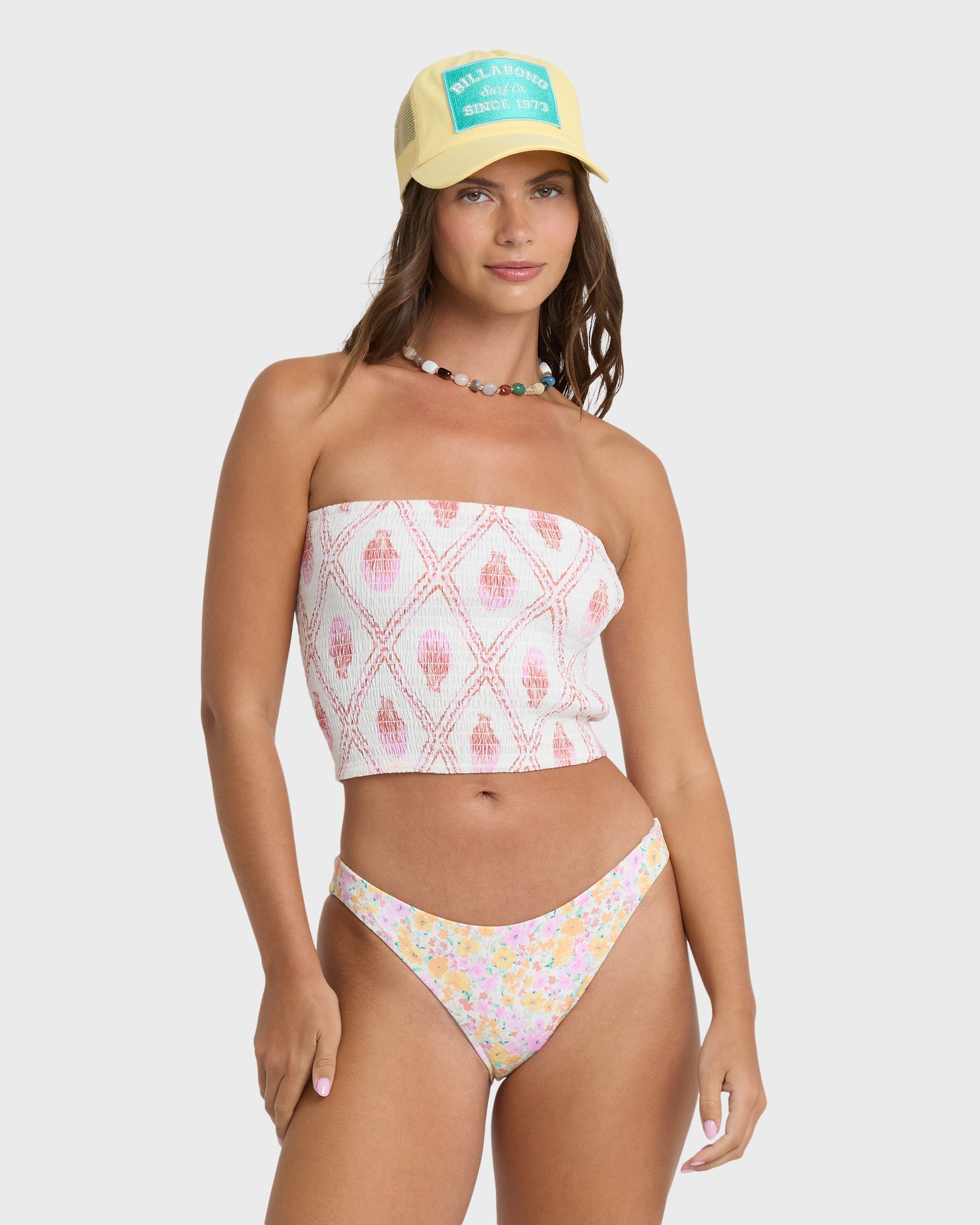 Keep It Simple Shell Ya Later Tube Top - Salt Crystal