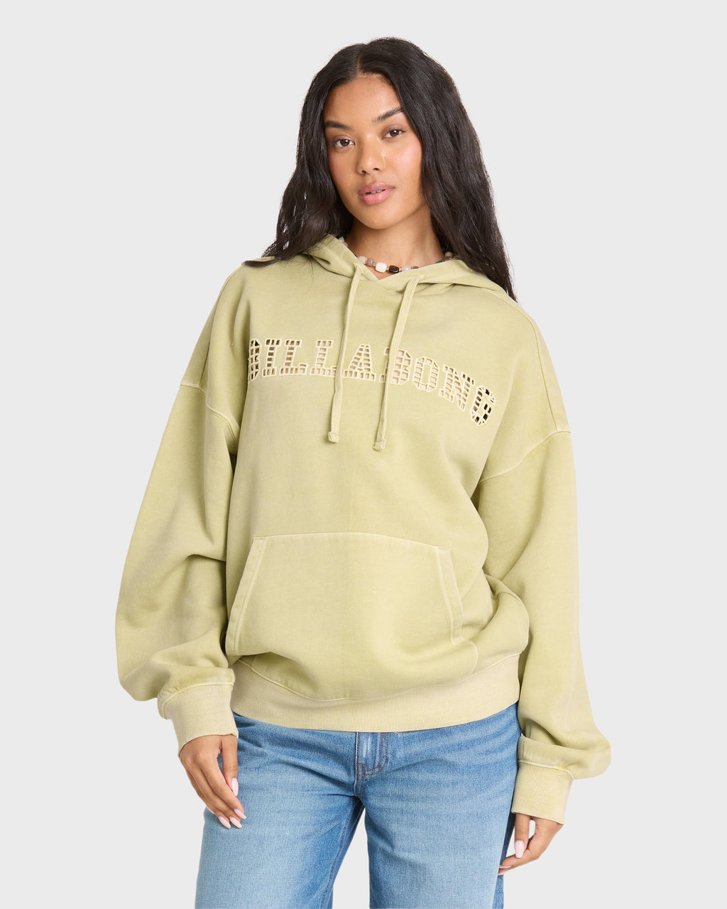Forever Young Pullover Hoodie - Smoke Green