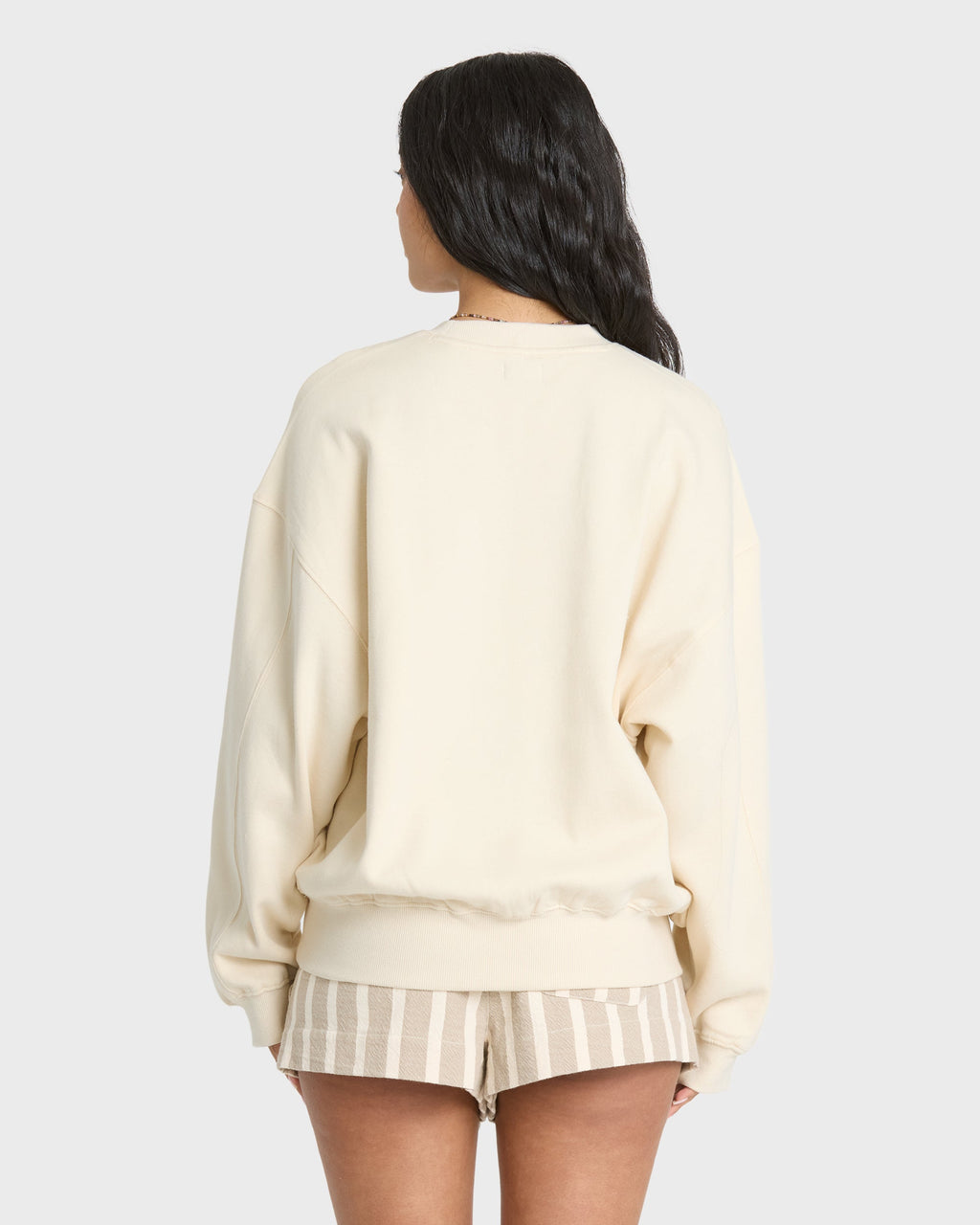 Summer Kendal Crewneck Sweatshirt - White Cap
