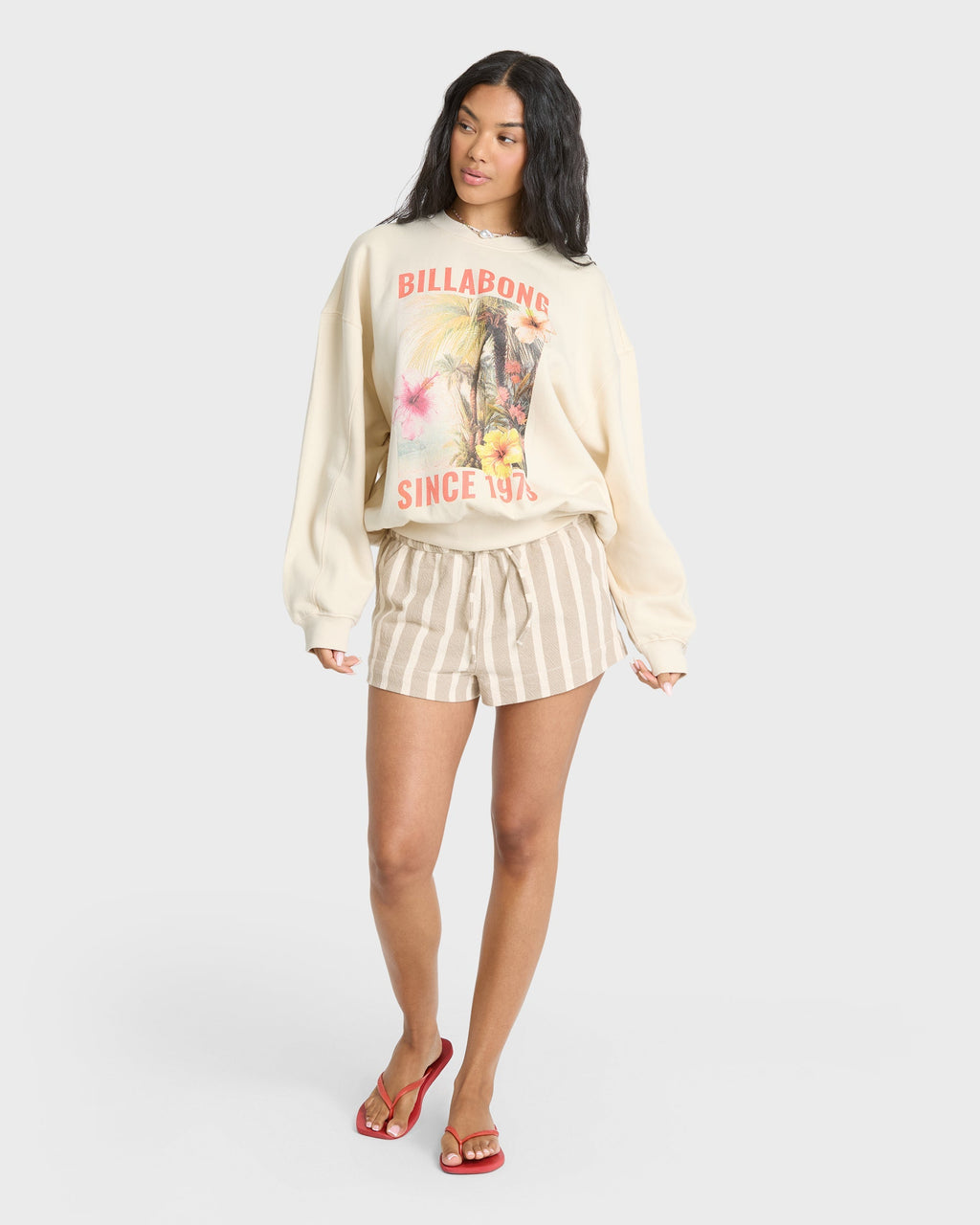Summer Kendal Crewneck Sweatshirt - White Cap