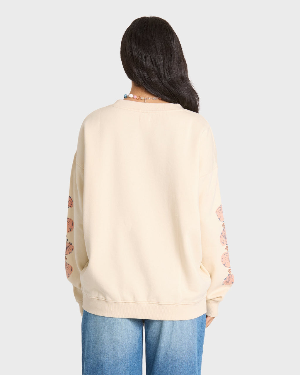 Ride In Crewneck Sweatshirt - White Cap