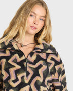 Barra Sherpa Half-Zip Sweatshirt - Black Sands