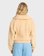 Barra Sherpa Half-Zip Sweatshirt - Buttercream