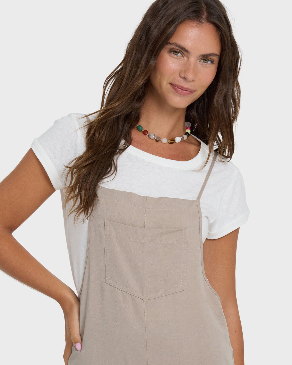 Best Ever Jumpsuit - Cobblestone