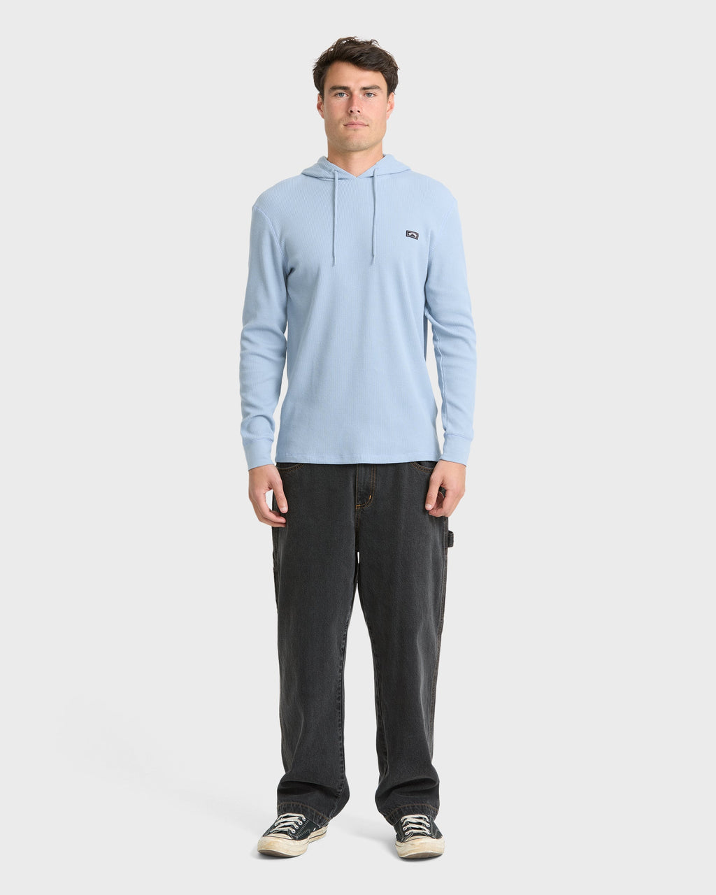 Foundation Pullover Hoodie - Blue Fog