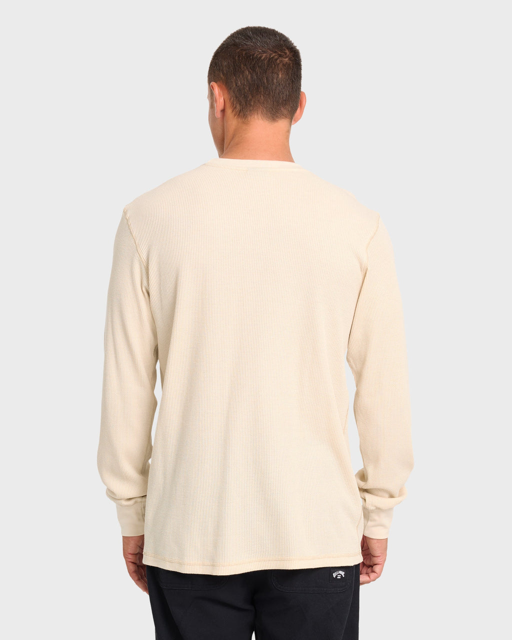 Essential Thermal Long Sleeve Knit Tee - Oatmeal