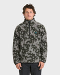 A/Div Boundary Mock Neck Half-Zip Sweatshirt - Black
