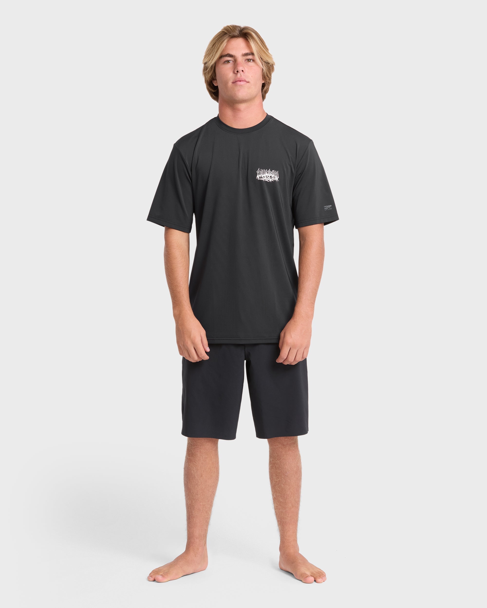 Rift Short Sleeve Surf Tee - Black