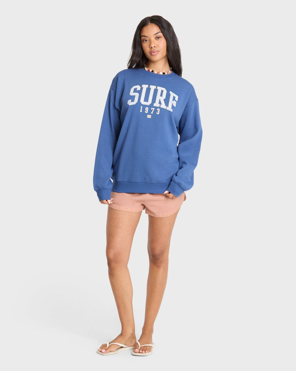 Gone Surfing Crewneck Sweatshirt - True Navy