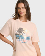 Make A Splash Short Sleeve Cotton Graphic T-Shirt - Cherry Blossom