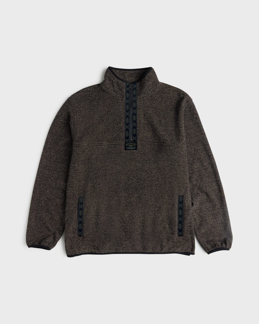 Frontier Mockneck Quarter-Zip Fleece - Black