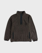Frontier Mockneck Quarter-Zip Fleece - Black