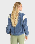 Adventure Division Batter Full Zip Fleece Jacket - Blue Smoke