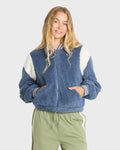 Adventure Division Batter Full Zip Fleece Jacket - Blue Smoke
