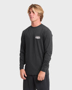 Primo Pack Loose Fit Long Sleeve Surf Tee - Black