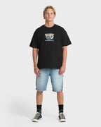 Behind The Lip OG Short Sleeve Cotton T-Shirt - Black