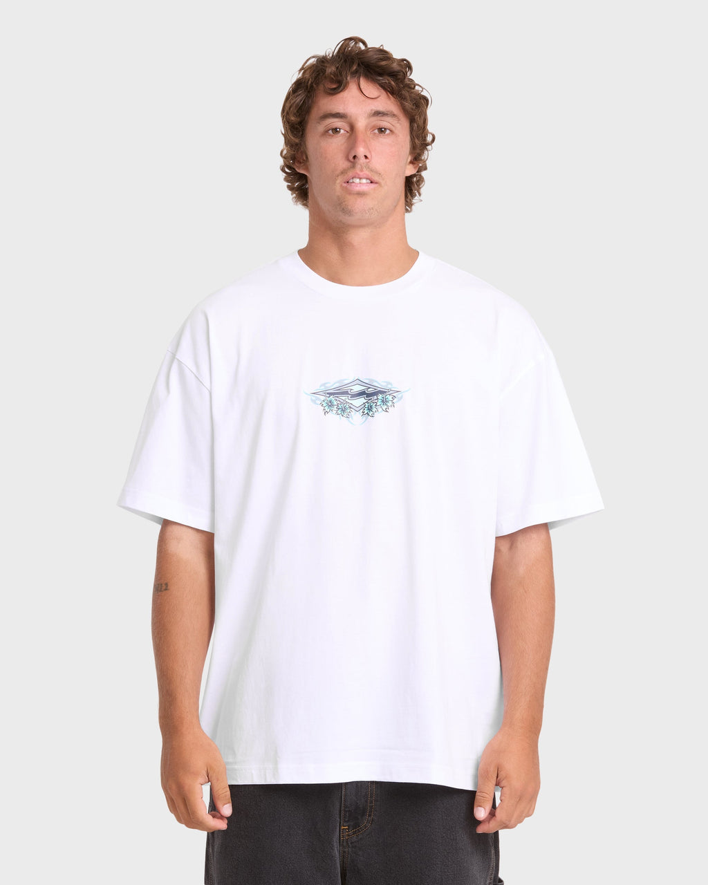 Biscus OG Short Sleeve Cotton T-Shirt - White
