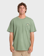 Foundry Premium Short Sleeve Cotton Graphic T-Shirt - Hedge Green