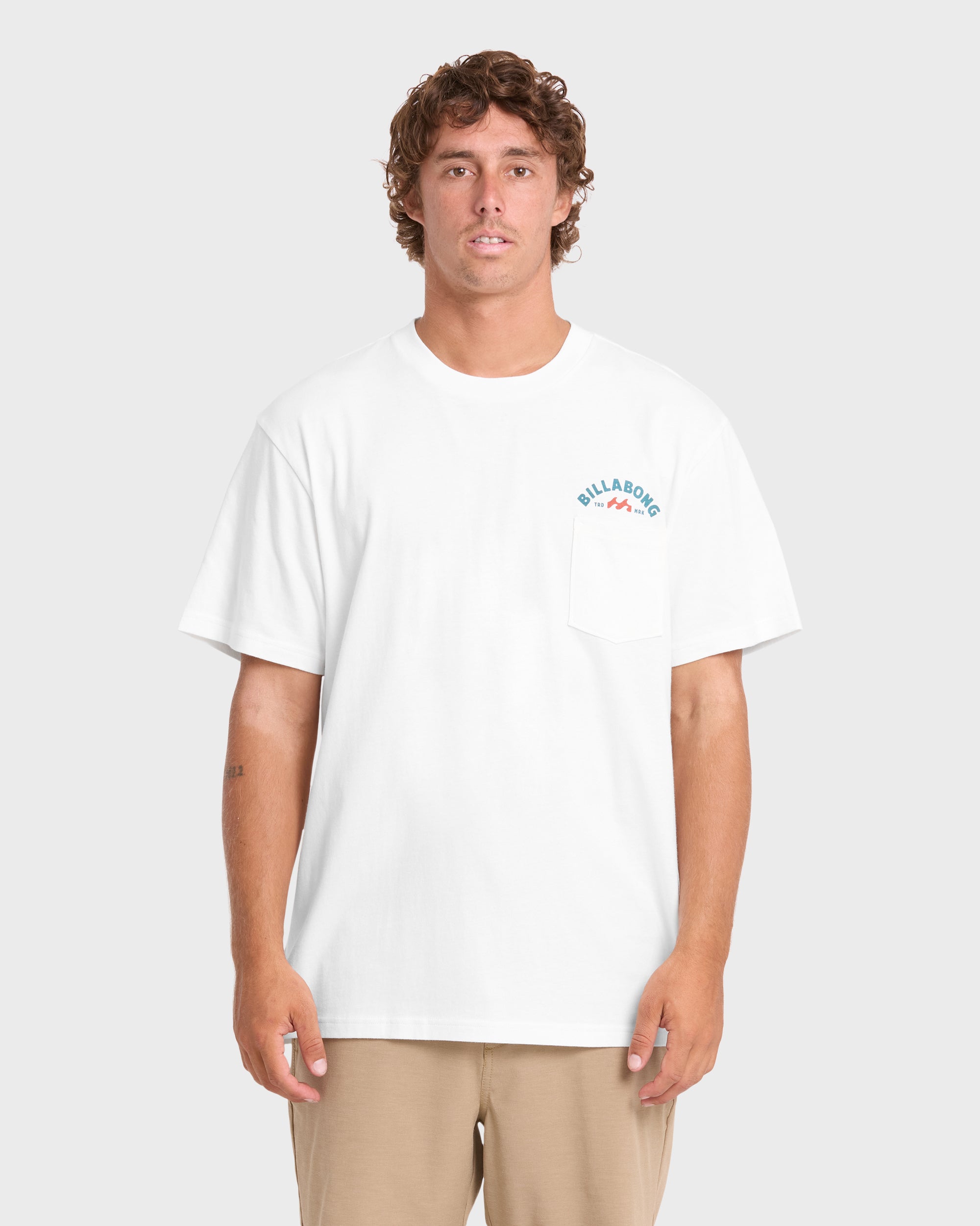 Foundry Premium Short Sleeve Cotton Graphic T-Shirt - Off White