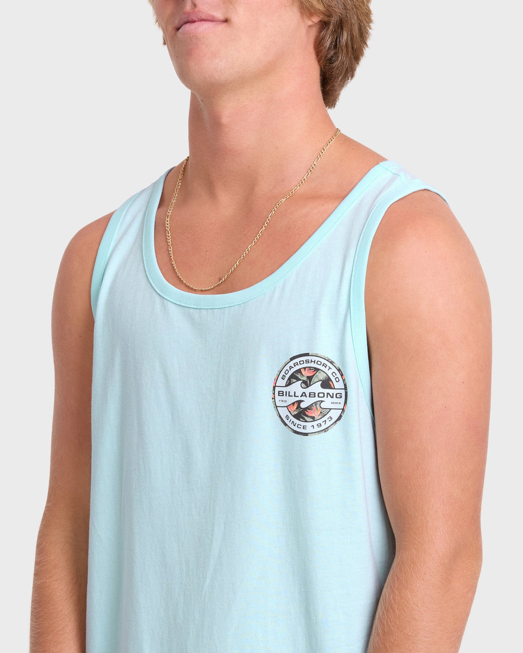 Hollow Premium Tank Top - Coastal Blue