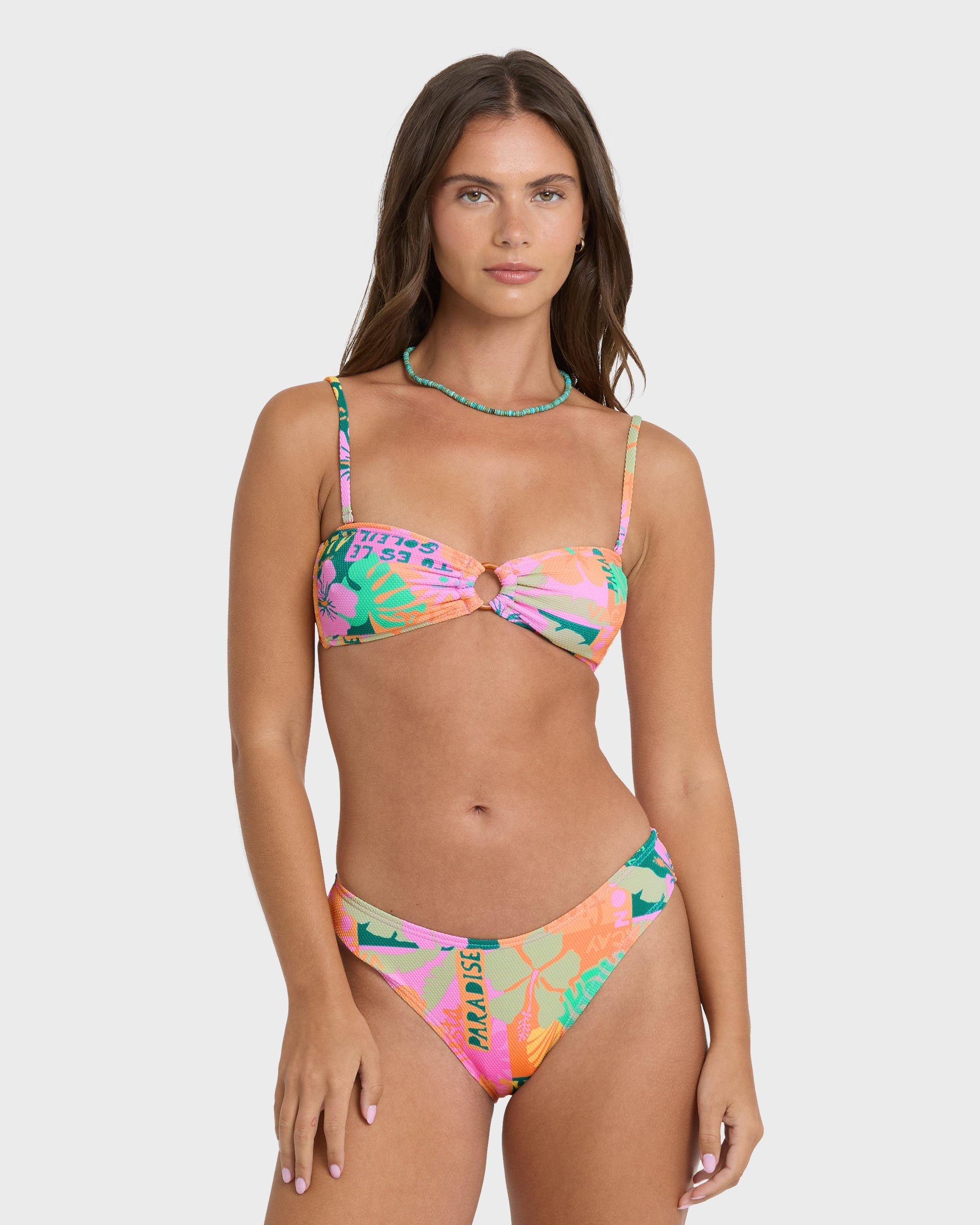 Sunscape Rio Bandeau Bikini Top - Deep Lagoon
