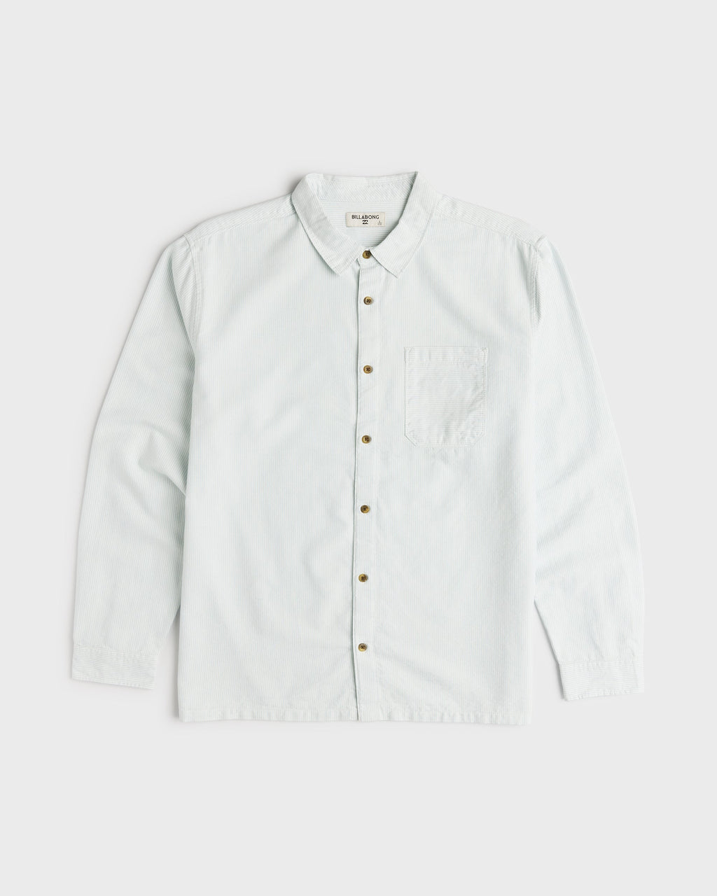 Garage Post Up Long Sleeve Oxford Shirt - Blue Smoke
