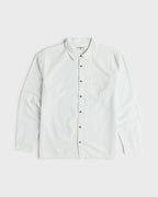 Garage Post Up Long Sleeve Oxford Shirt - Blue Smoke