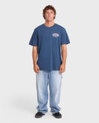Reverse Premium Short Sleeve Cotton T-Shirt - Dark Denim