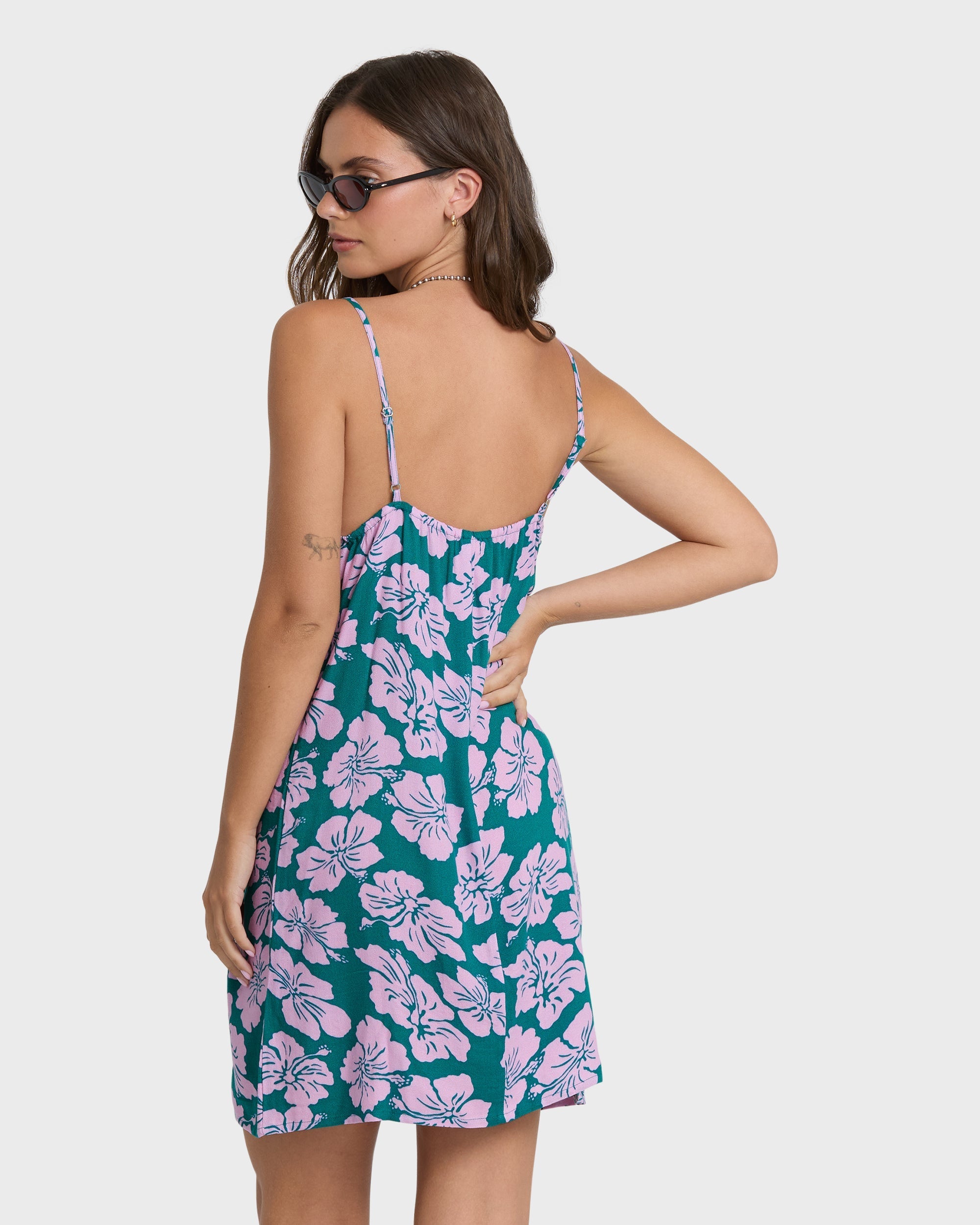 Tidal Crush Mini Dress - Deep Lagoon