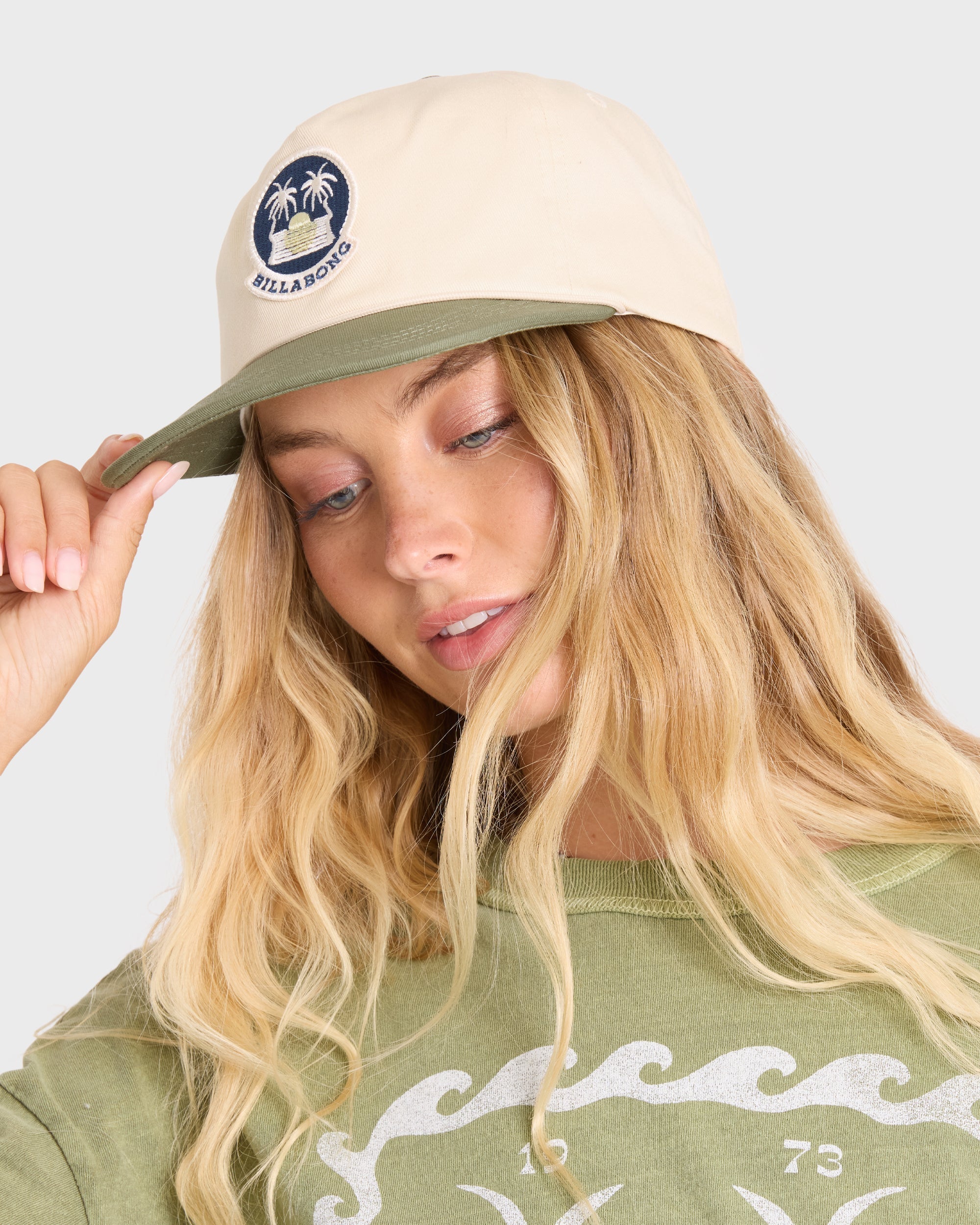 Grandpa 5-Panel Snapback Hat - Army Green