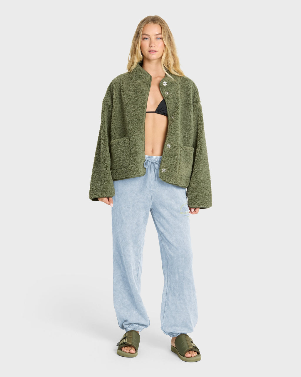 Field Day Fleece Joggers - Blue Smoke
