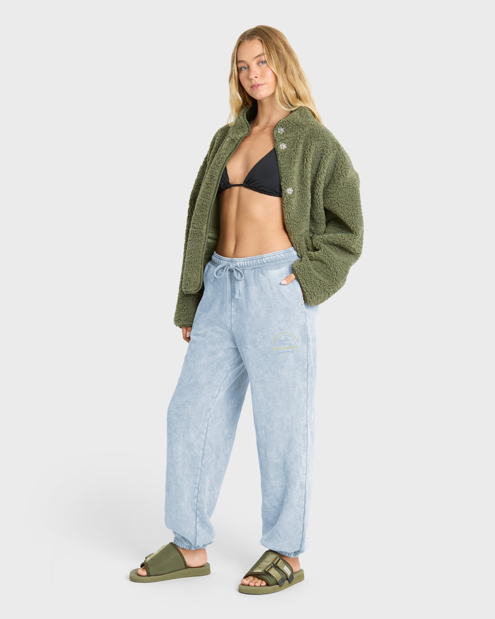Field Day Fleece Joggers - Blue Smoke