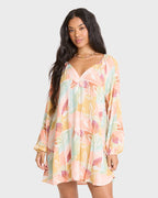 Sweet Dreamer Mini Dress - Orange Multi