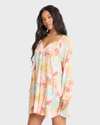 Sweet Dreamer Mini Dress - Orange Multi