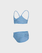 Girls Botanic Blues Bikini Set