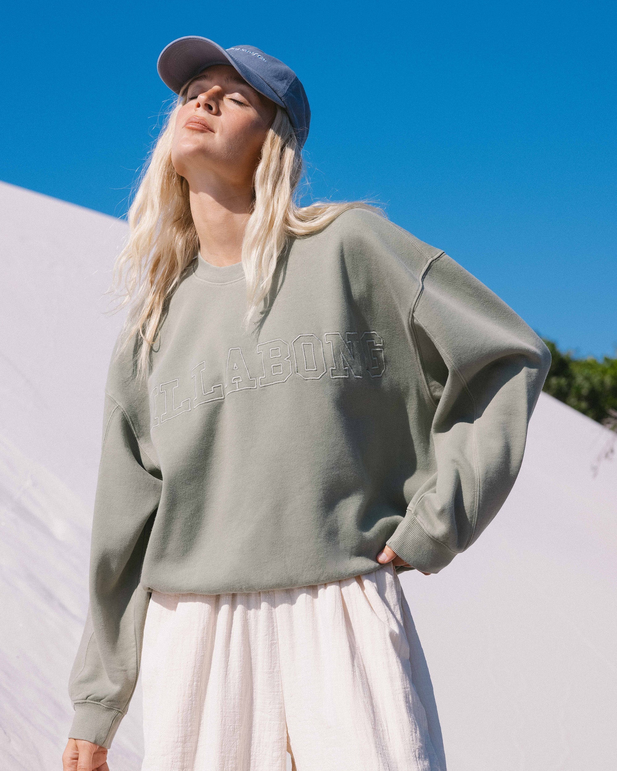 Vibes Kendal Crewneck Sweatshirt - Army Green