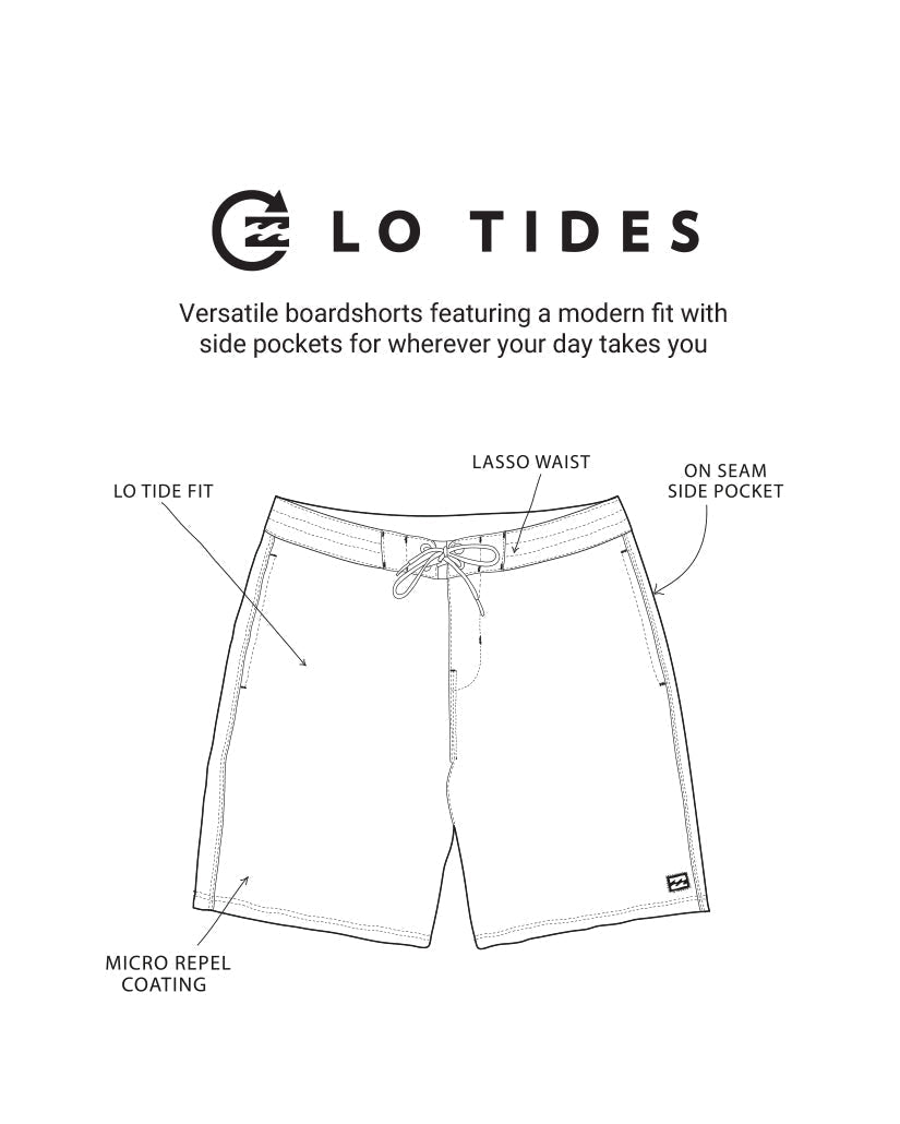 Sunshine Lo Tide 19 Boardshorts - Green Tea
