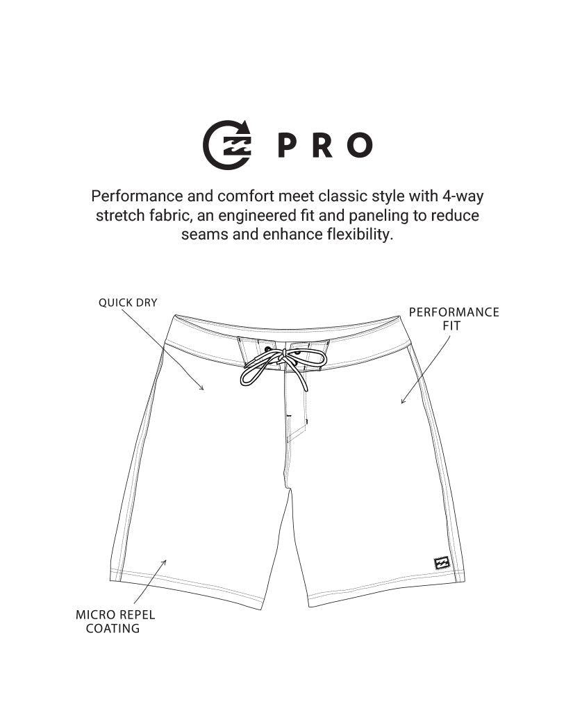 Bracket Pro 21 Boardshorts - Black