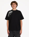 Immortal Blast Short Sleeve Knit T-Shirt - Black