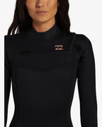 3/2mm Foil GBS Chest Zip Wetsuit - Black